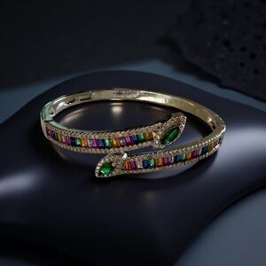 Elegant Multicolor Snake Bracelet